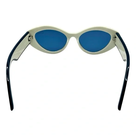 Christian Dior Sunglasses | Ivory & Blue | New (No Box/Tags) | 52-19-140 | Women - Picture 6 of 15